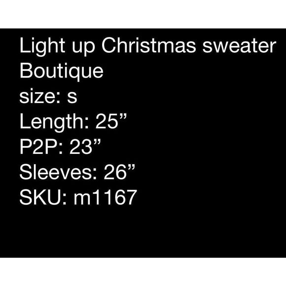 Boutique light up Christmas sweater - Picture 7 of 7
